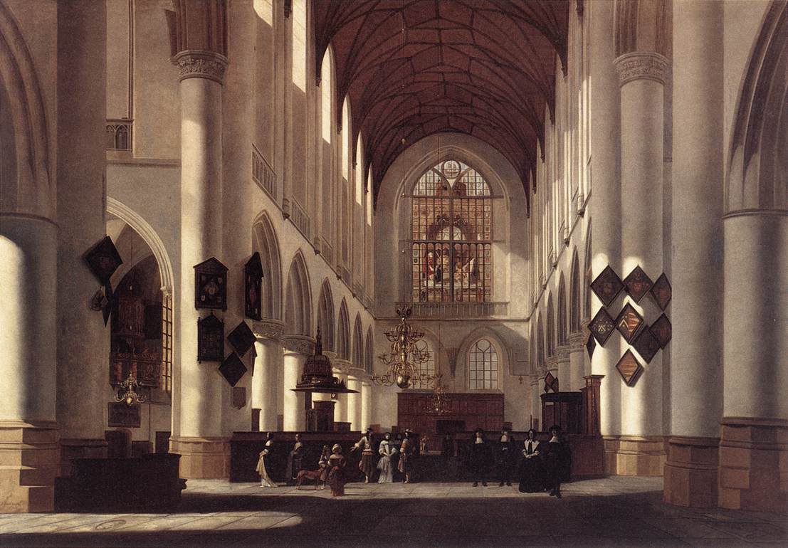 BERCKHEYDE, Job Adriaensz Interior of the St Bavo in Haarlem